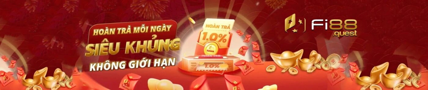 banner nhà cái Fi88.quest hoàn cược 1% cực đã